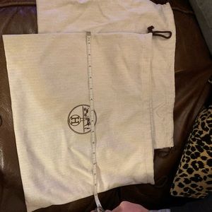 Pair Hermes dust bags